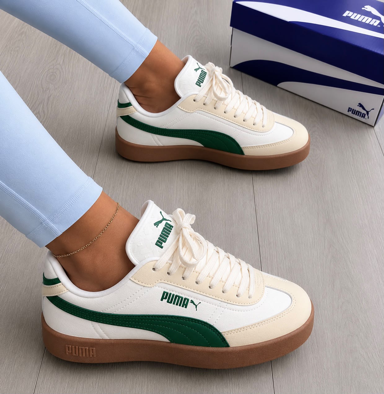 Puma Palermo White Green